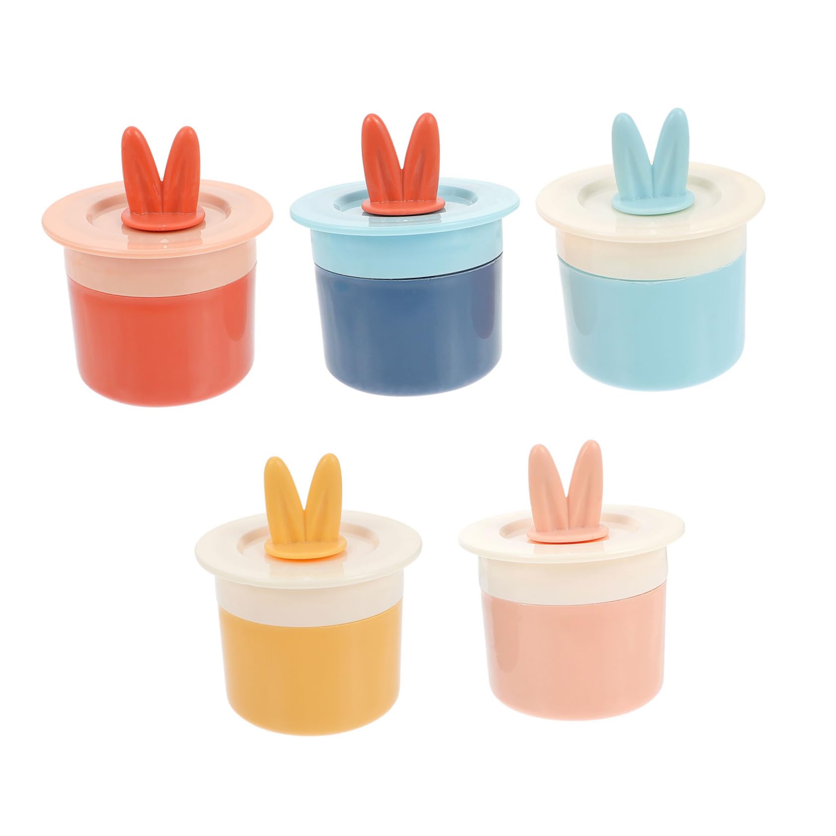 5pcs Sparkling Cup Liquid Soap Foam Bottle - Empty Foam Dispenser for Hand & Facial Cleaning, Mini Frother Bubble Tool for Shampoo, Dish Soap & Bathroom Cleaning (PP Material) - Perfect for Home, Salon & Travel Use