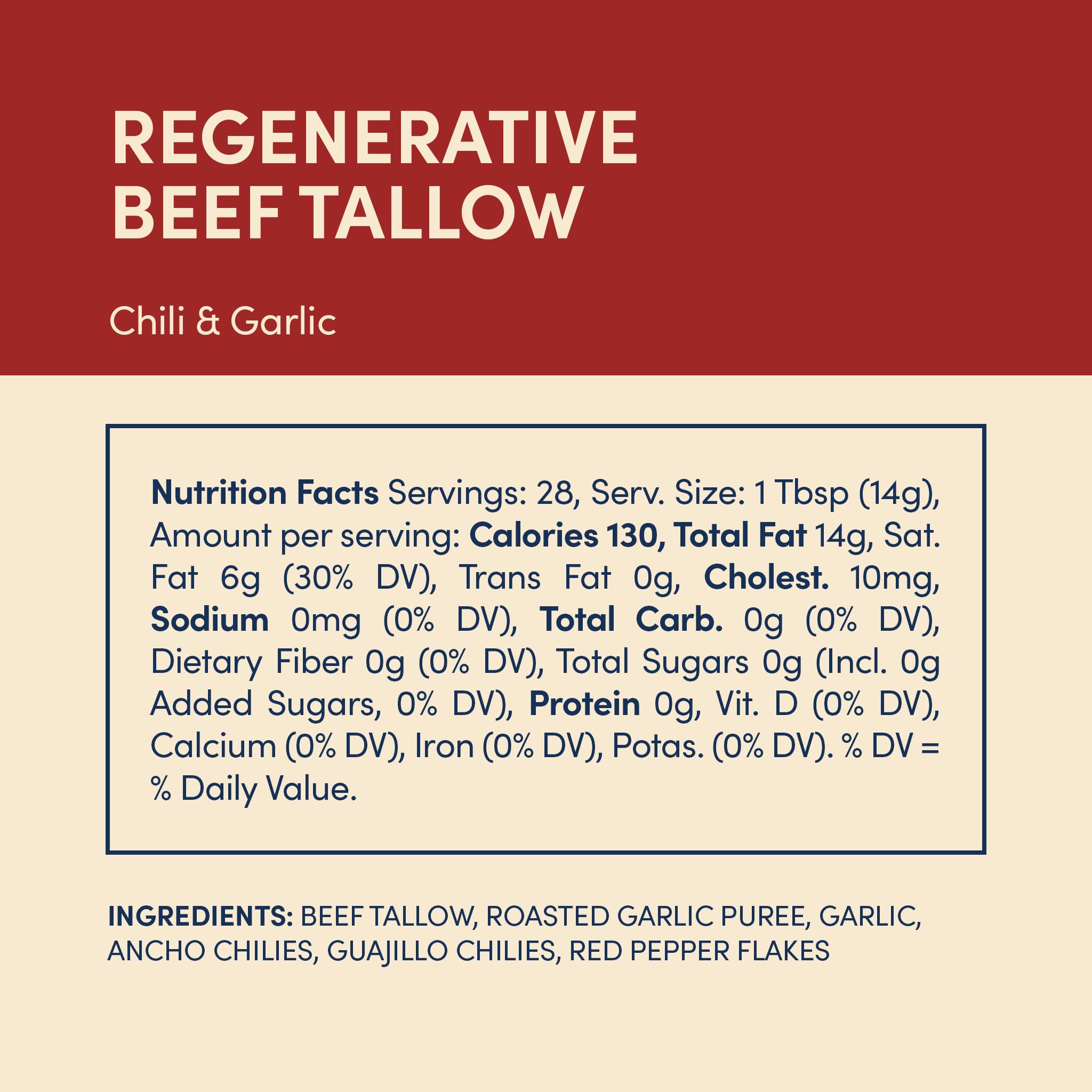 FOND Regenerative Grass-Fed Beef Tallow 14oz (Pack of 4) - Pure, Natural Cooking Fat for Keto, Paleo & Skincare - Perfect for Frying, Baking & Moisturizing