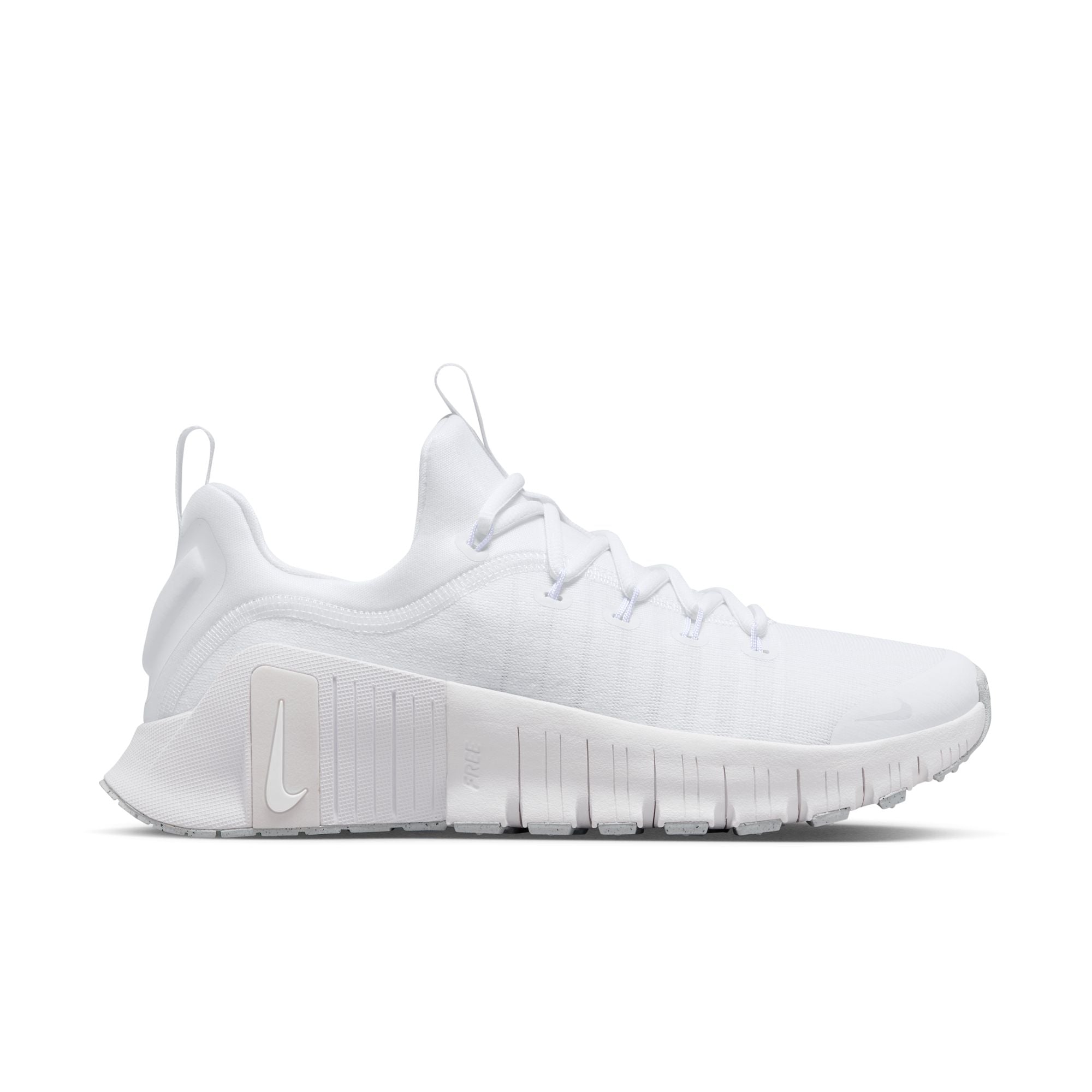 Women's Free Metcon 6 Cross Training Shoes - 101 White/Platinum Tint - Lightweight Gym Workout Shoes for Running, HIIT & Weightlifting - Perfect for CrossFit & Fitness Training