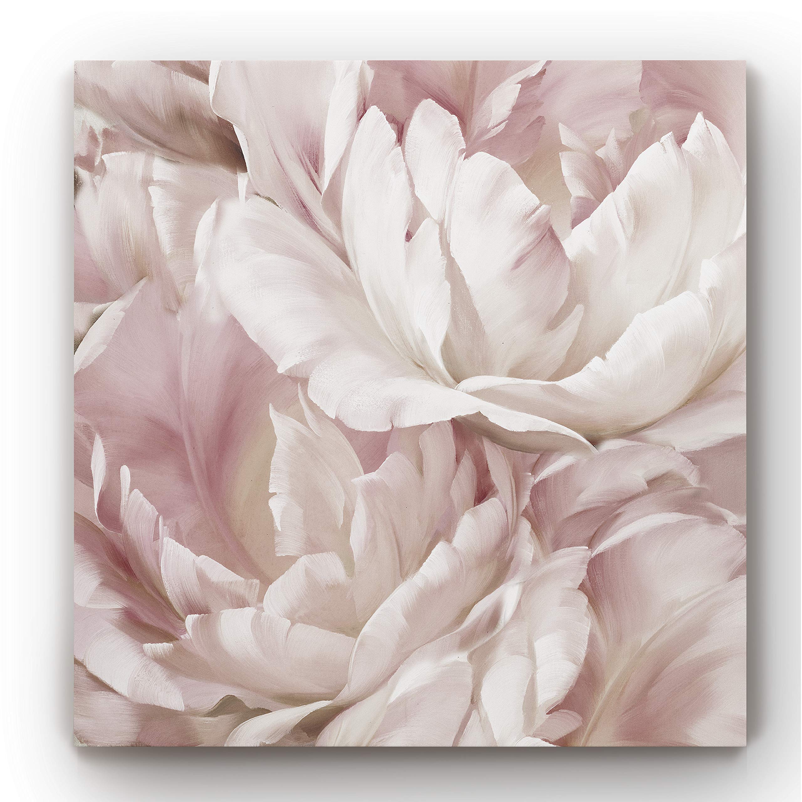 Abstract Floral Canvas Wall Art - Intimate Blush Gallery Print for Home Decor (16