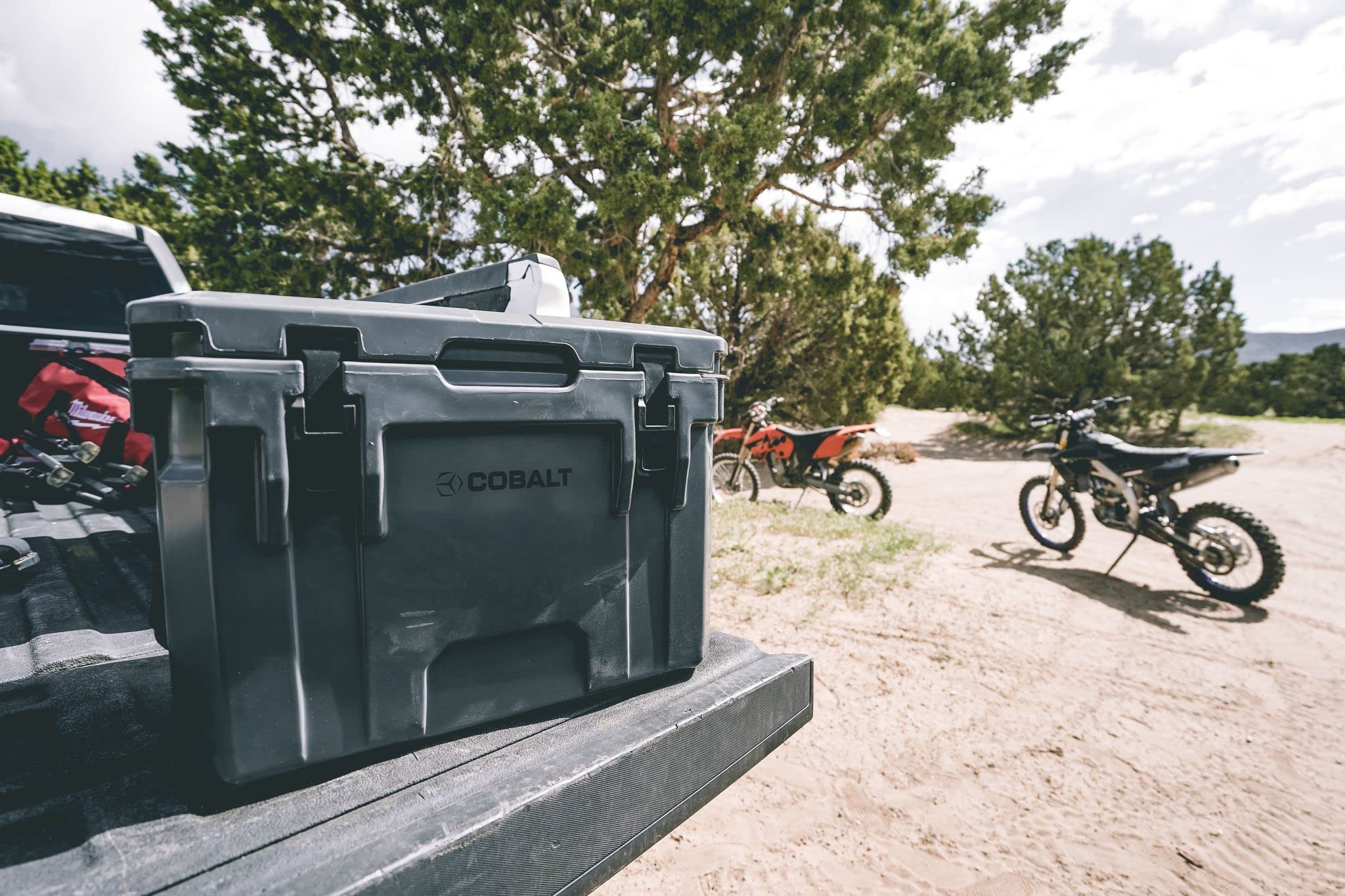 Premium Cobalt Blue 25 Quart Roto-Molded Cooler - Heavy Duty Super Ice Chest Keeps Ice Cold for 3 Days | Perfect for Camping, Fishing, Tailgating & Outdoor Adventures