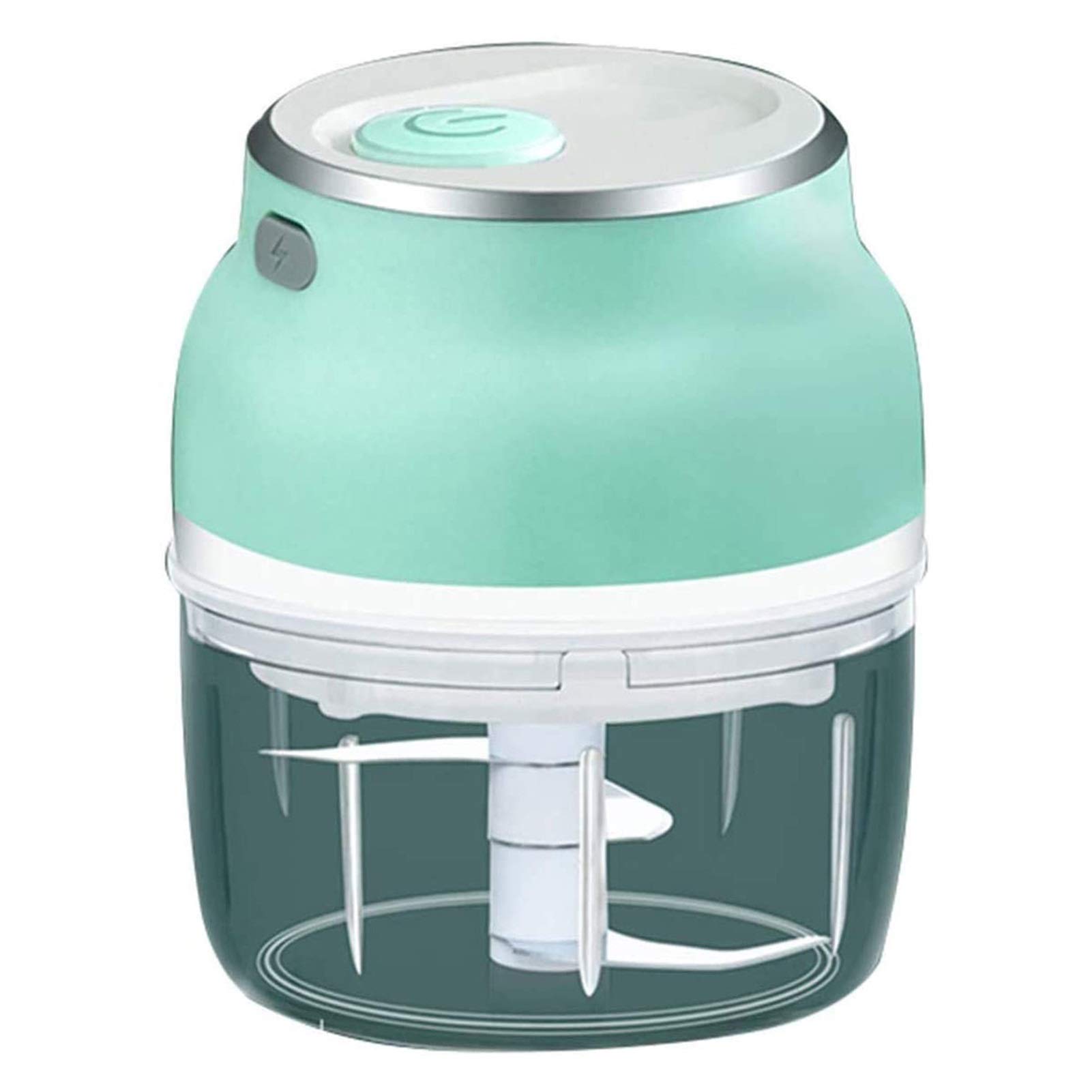 Electric Mini Garlic Chopper & Food Processor - 150ml Portable Kitchen Gadget for Chopping, Mincing & Grinding Garlic, Onions, Spices - Perfect for Cooking, Meal Prep & Seasoning Blending