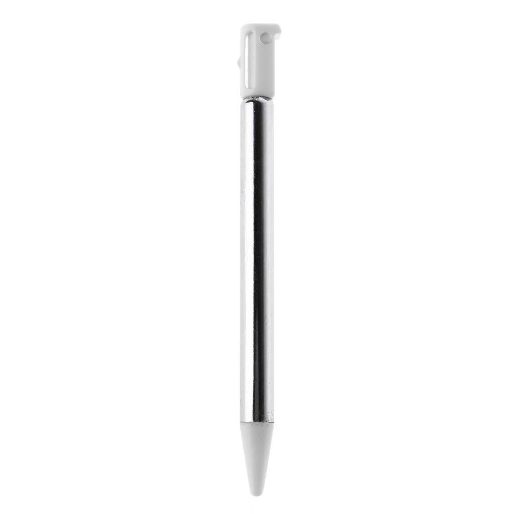 Metal Adjustable Stylus Pen for Nintendo 3DS - Extendable Touch Screen Stylus Replacement (White) - Perfect for Gaming, Drawing & Precise Touchscreen Control