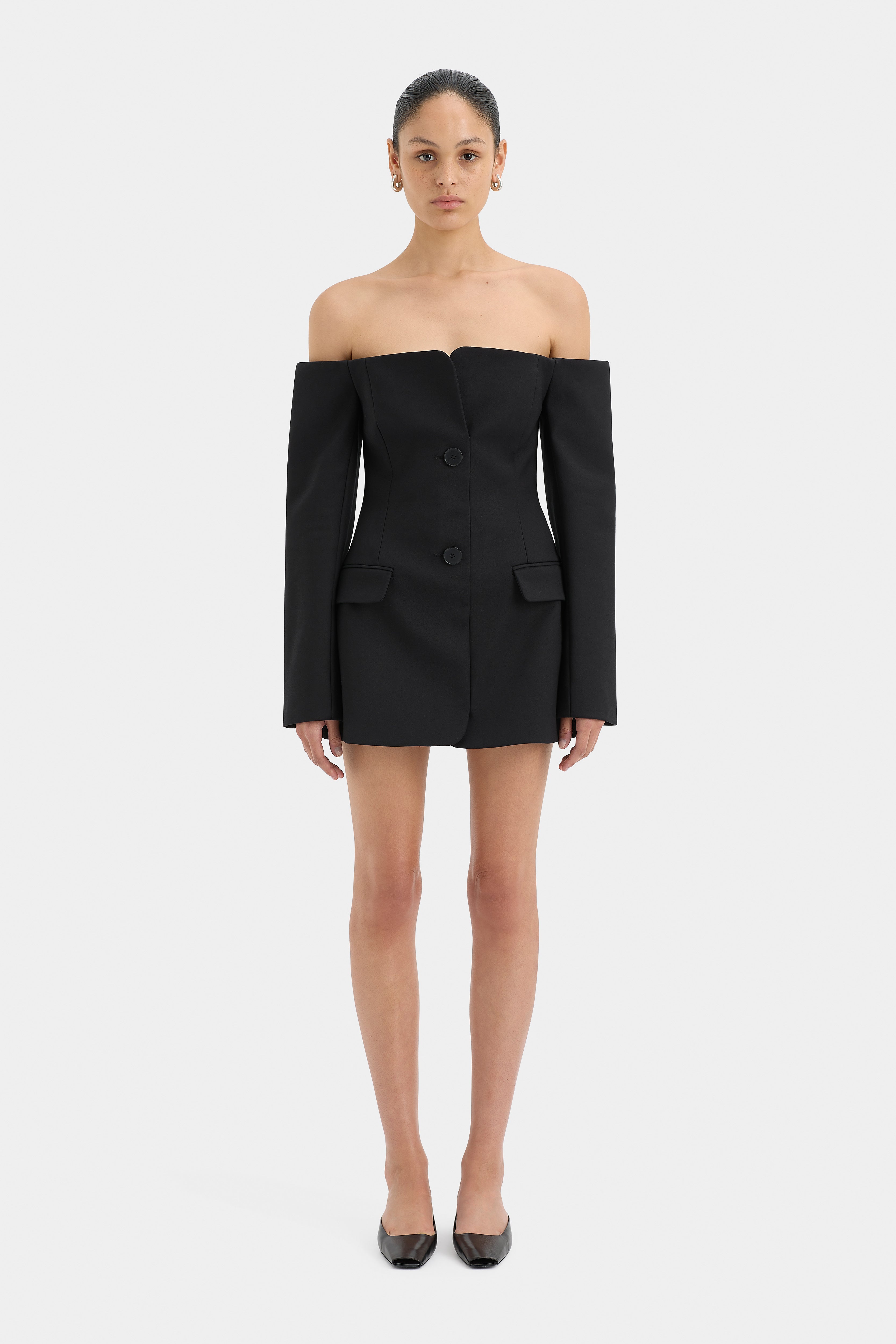 Sandrine Tailored Mini Dress for Women - Elegant Fitted Party Cocktail Dress | Perfect for Night Out, Wedding Guest & Special Occasions
