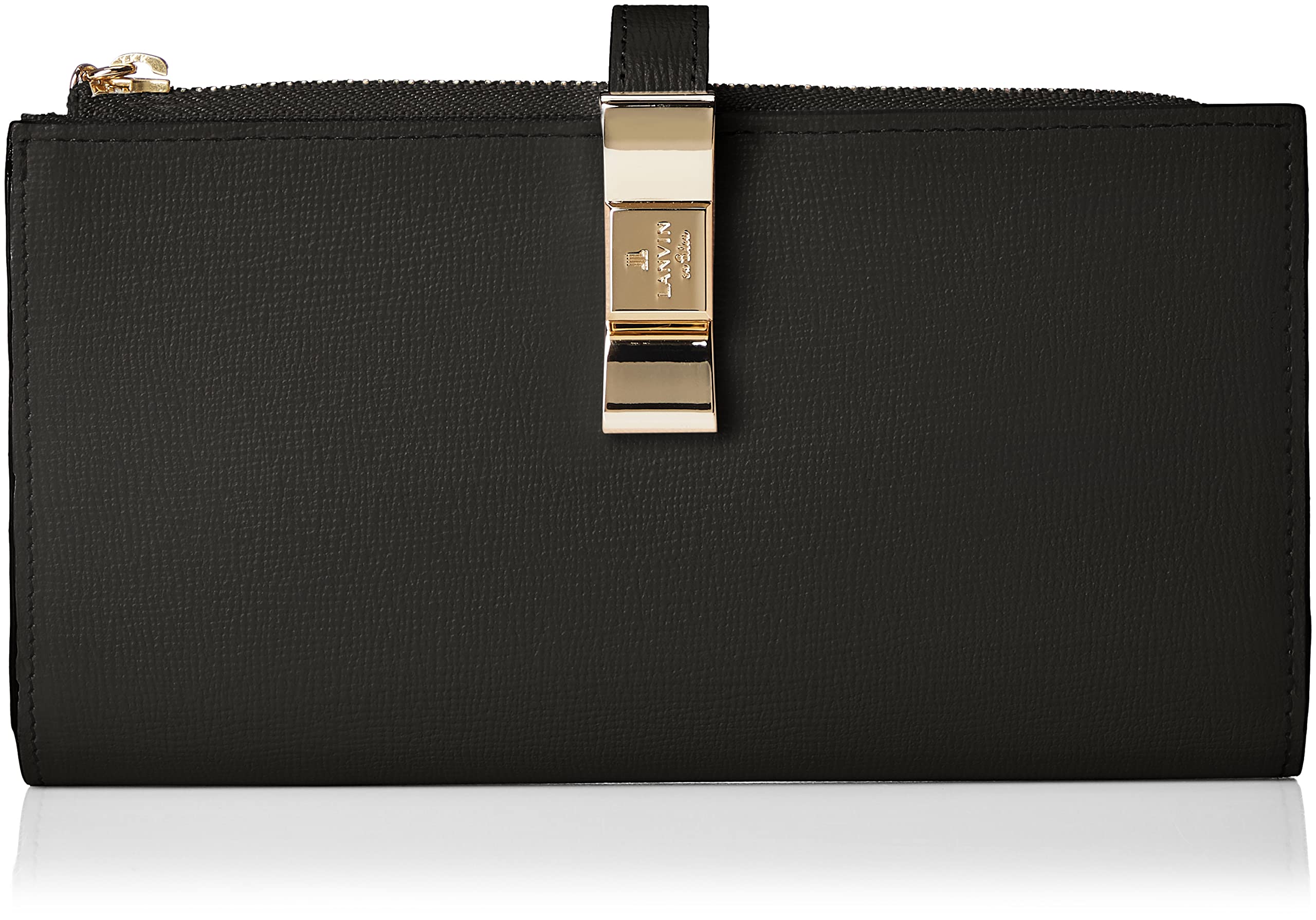 Lanvin on Blue 483160 Genuine Cowhide Leather Women's Long Wallet - Lightweight Luxury Bifold Wallet for Women - Perfect for Everyday Use, Travel & Gift Giving