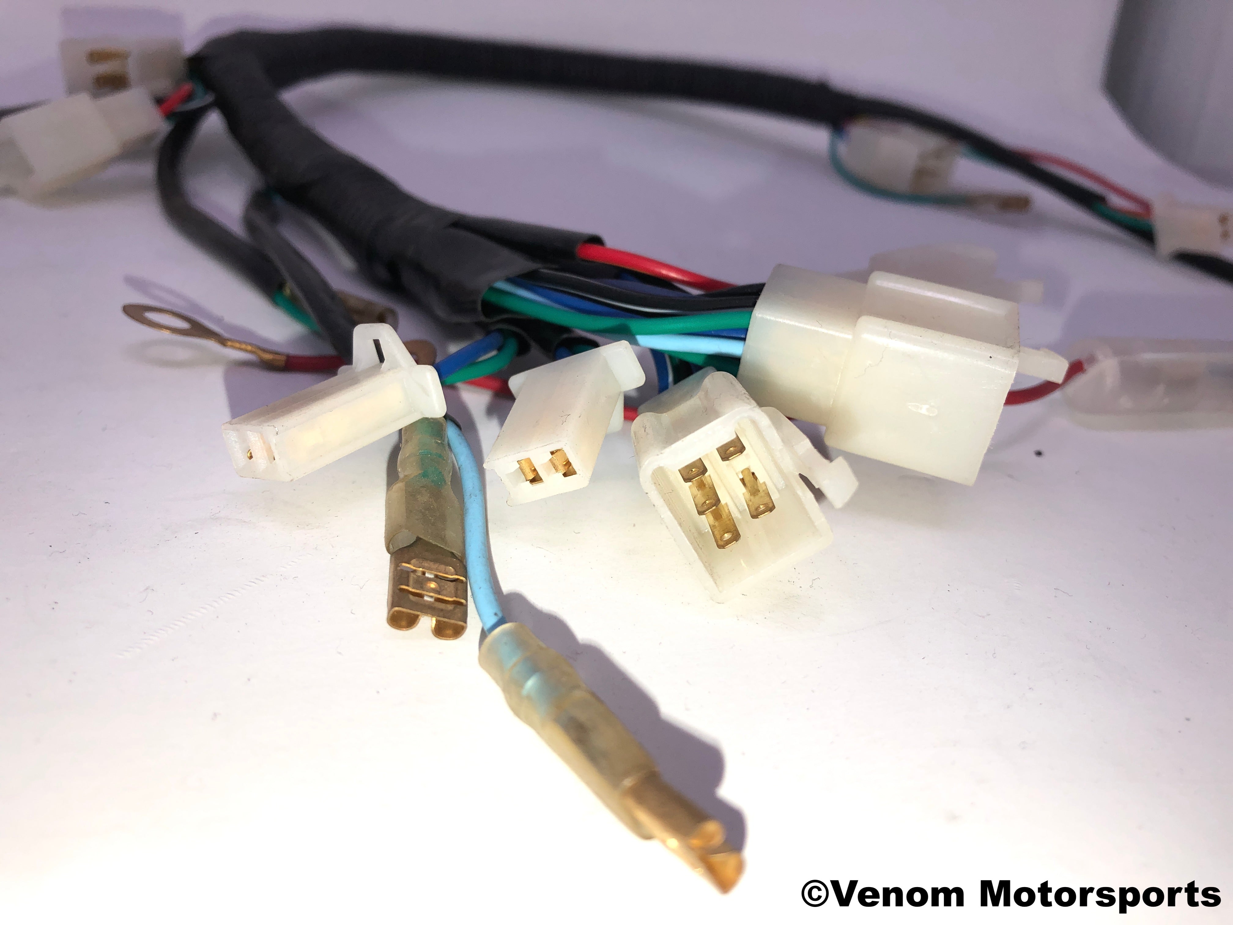 Venom X15 Replacement Wiring Harness - Compatible with Motorcycles & ATVs - High-Quality Electrical Connector Kit for DIY Repairs & Upgrades