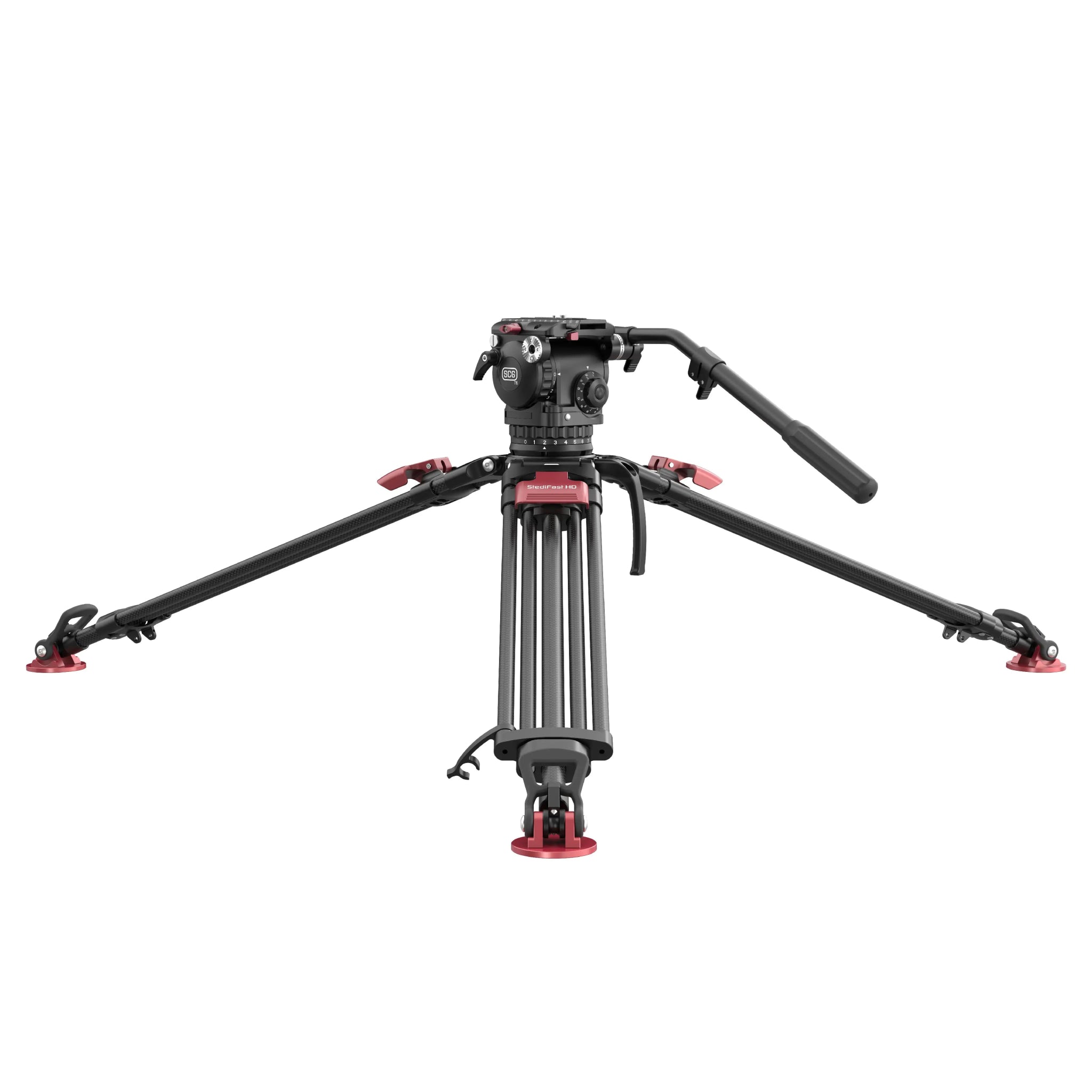 SCG T16 StediFast HD Professional Tripod System - Lightweight Aluminum Camera Tripod for DSLR, Video & Photography - Perfect for Travel, Vlogging & Outdoor Shoots