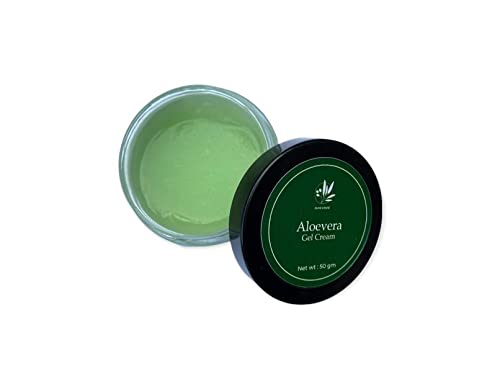 Olive House Aloe Vera Gel Cream - 50gm | Soothing Moisturizer for Sunburn, Dry Skin & After Sun Care | Natural Hydration for Face & Body