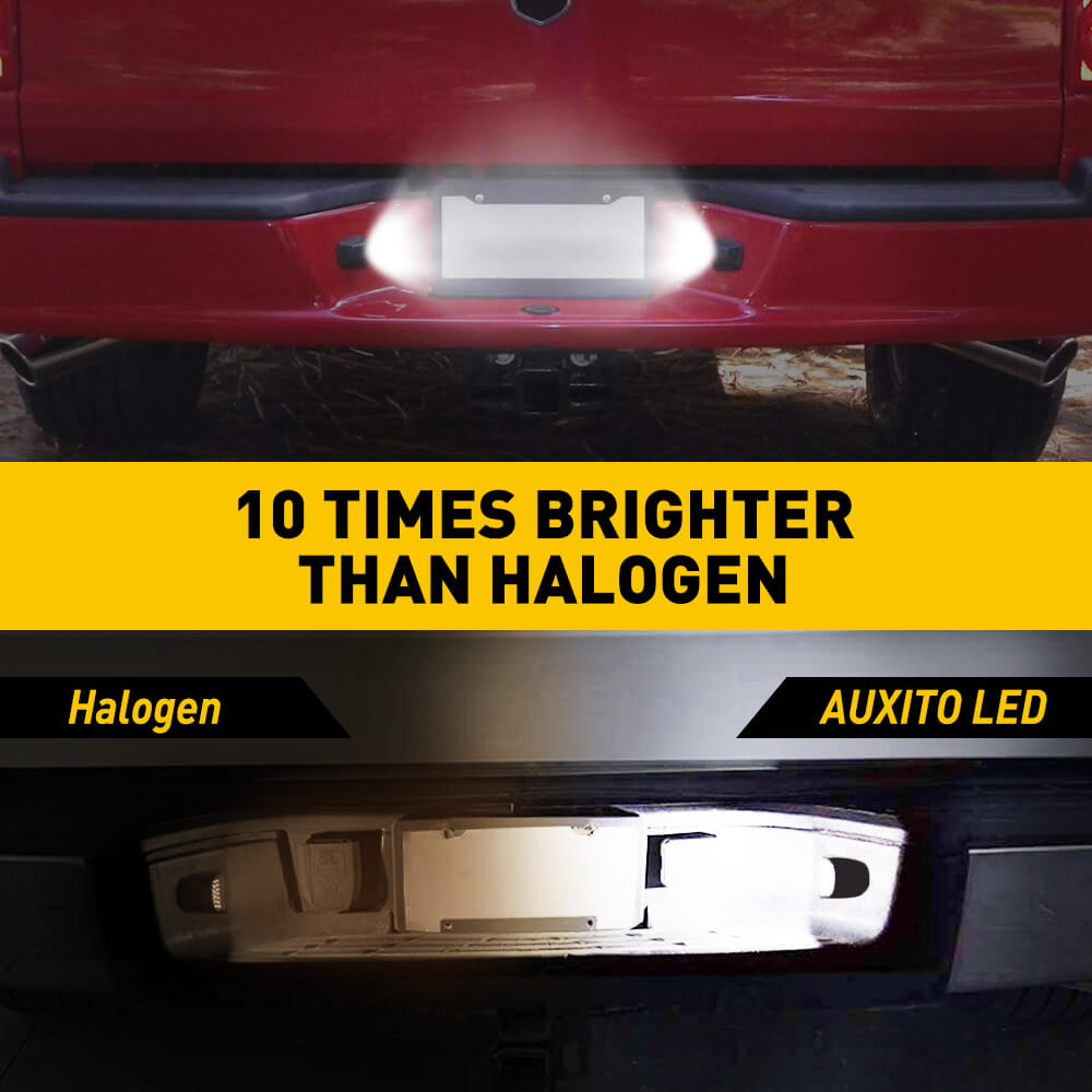 LED License Plate Lights Tag Light Lamp Assembly for 1997-2011 Dodge Ram Dakota & 2006-2009 Mitsubishi Raider - 6000K White Xenon Brightness - Perfect for Night Driving & Enhanced Vehicle Appearance