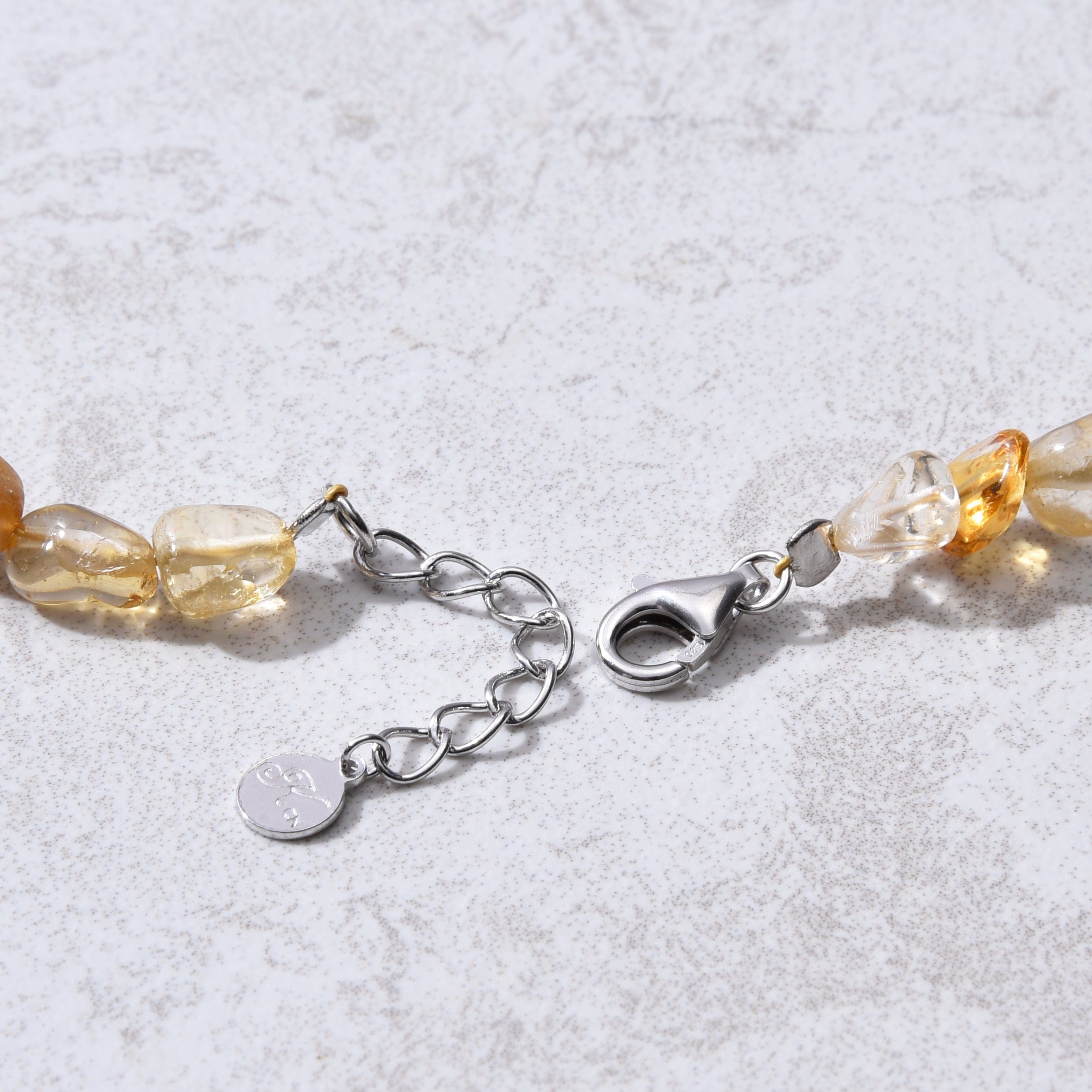 8mm Citrine Gemstone Necklace & Multi-Wrap Bracelet Set - Boho Chic Jewelry for Women, Healing Crystal Gift for Meditation, Yoga & Spiritual Wellness