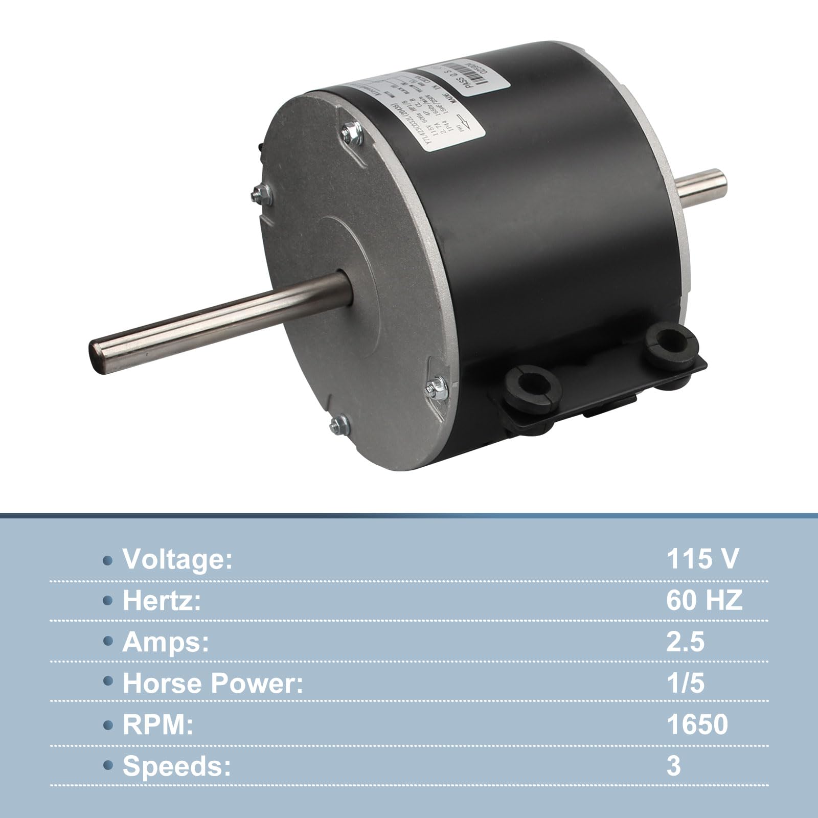 Dometic Brisk Air II AC Condenser Fan Motor 3315332.005 - Replacement Cooling Unit for RV & Marine Refrigerators - Perfect for Outdoor Adventures & Off-Grid Living
