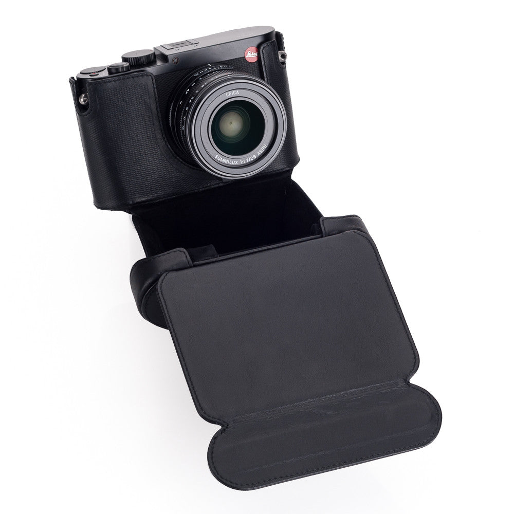Leica Q Genuine Leather Ever Ready Camera Case - Black | Protective Cover for Leica Q (Typ 116) | Perfect for Travel, Street Photography & Everyday Use