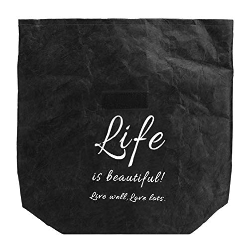 Insulated Lunch Bag for Work, Gym & Travel - Thermal Storage Cooler for Food & Drinks - Perfect for Office, School, Outdoor Picnics & Commuting (Black)