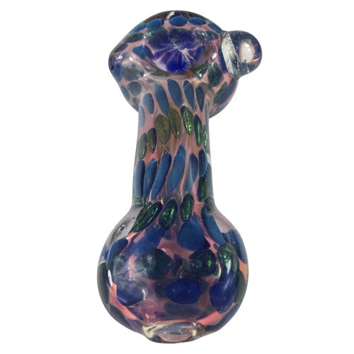 Spot Design Spoon Pipe - Premium Glass Smoking Pipe for Dry Herbs | Portable & Durable for Travel, Camping, and Outdoor Use