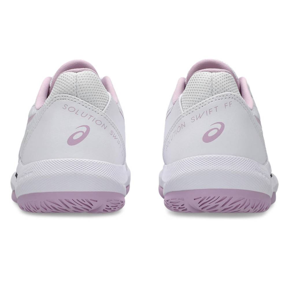 ASICS Solution Swift FF 2 Women's Tennis Shoes - Lightweight Performance Court Shoes for Women (White/Ube) | Perfect for Competitive Matches & Training Sessions