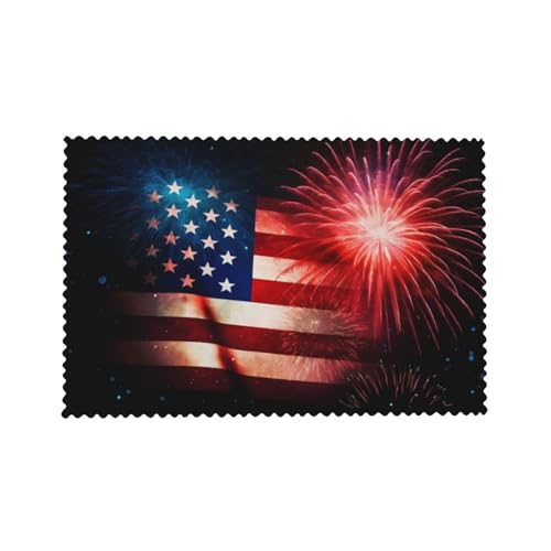 Fireworks Usa Flag