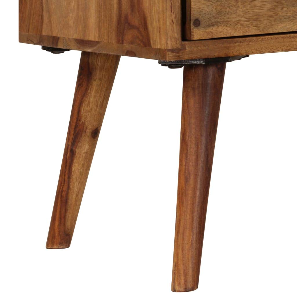 55 Inch TV Stand Solid Sheesham Wood Media Console - 55.1