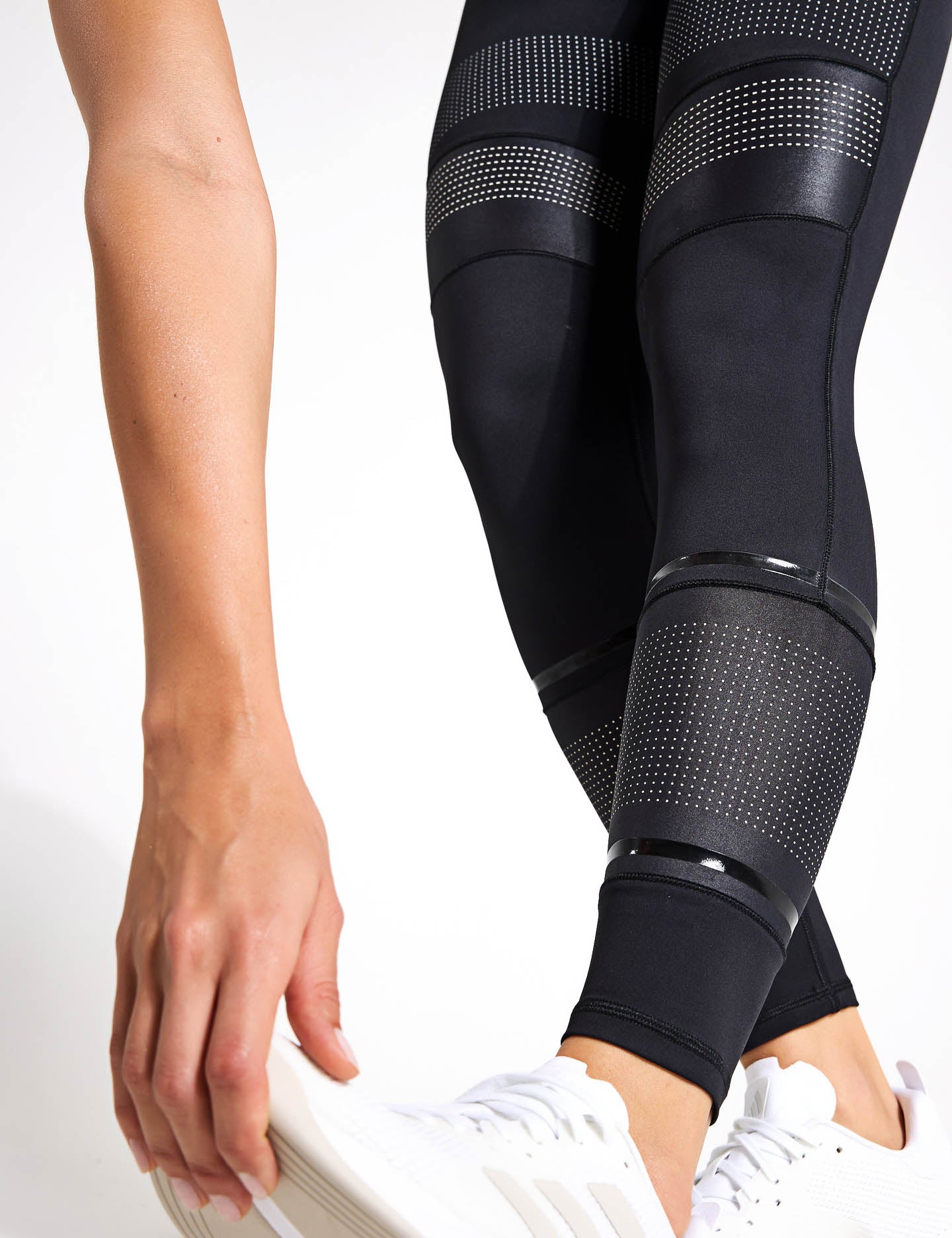 High Waist Arena Leggings for Women - Black - Yoga, Running, Gym & Workout - Comfortable & Stretchy Activewear