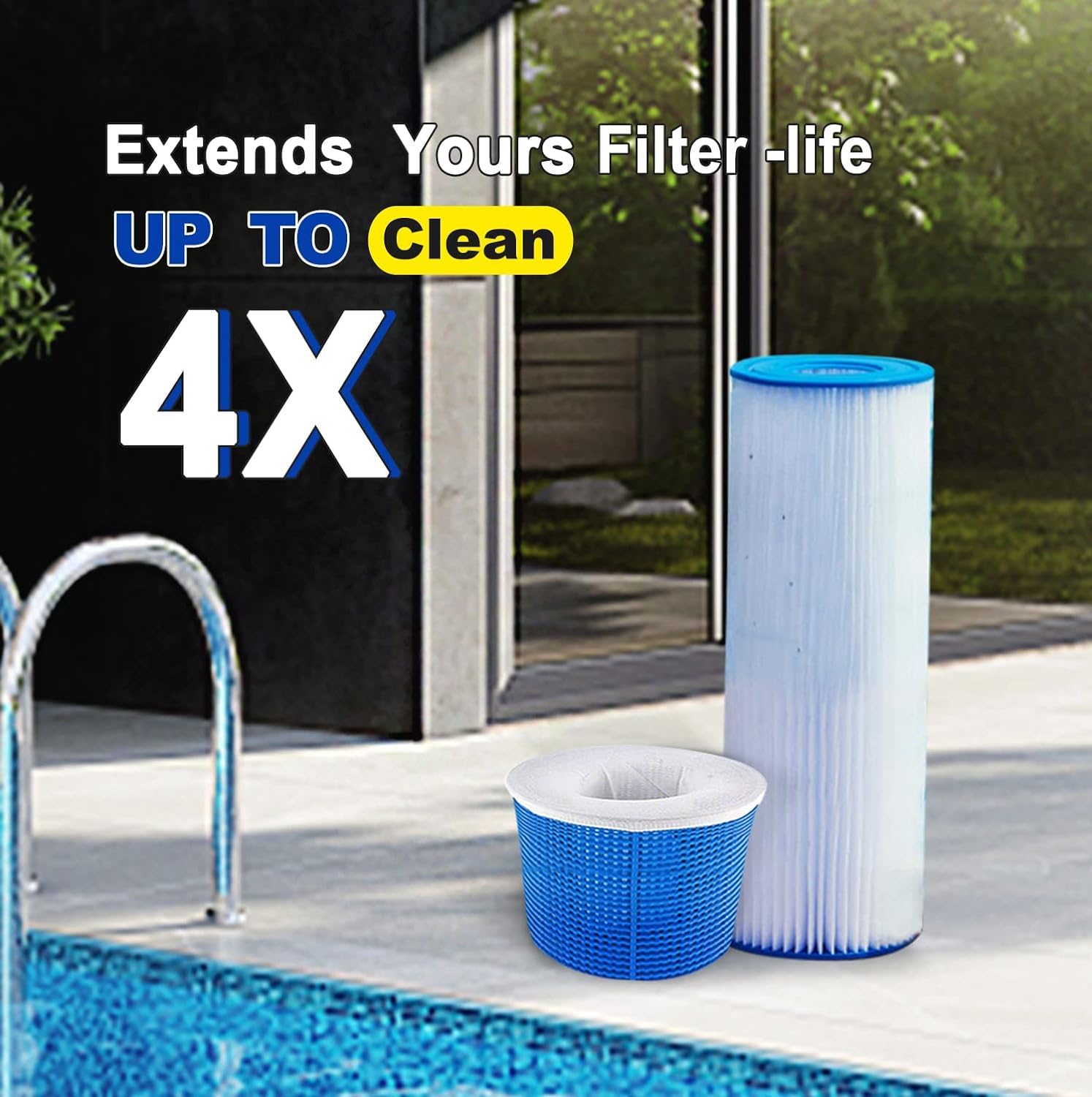 30 Pack Pool Skimmer Socks - Premium Mesh Filter Covers for Inground & Above Ground Pools - Traps Leaves, Debris & Small Particles - Fits Most Pool Skimmers & Filter Baskets - Perfect for Summer Pool Maintenance & Water Clarity