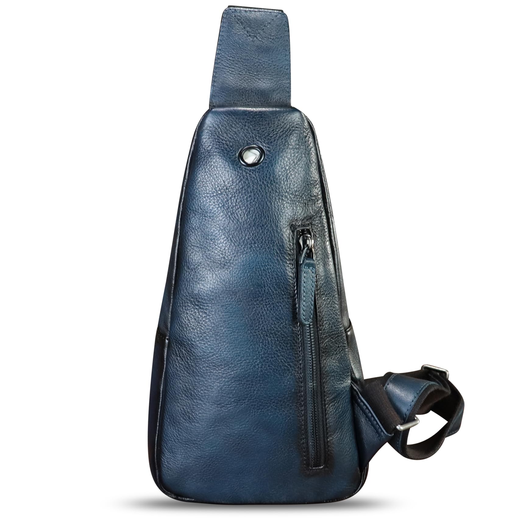 Genuine Leather Sling Bag for Women & Men - Real Leather Crossbody Backpack & Shoulder Purse - Durable Travel, Work & Everyday Use - Ideal for Commuting, Shopping & Outdoor Adventures