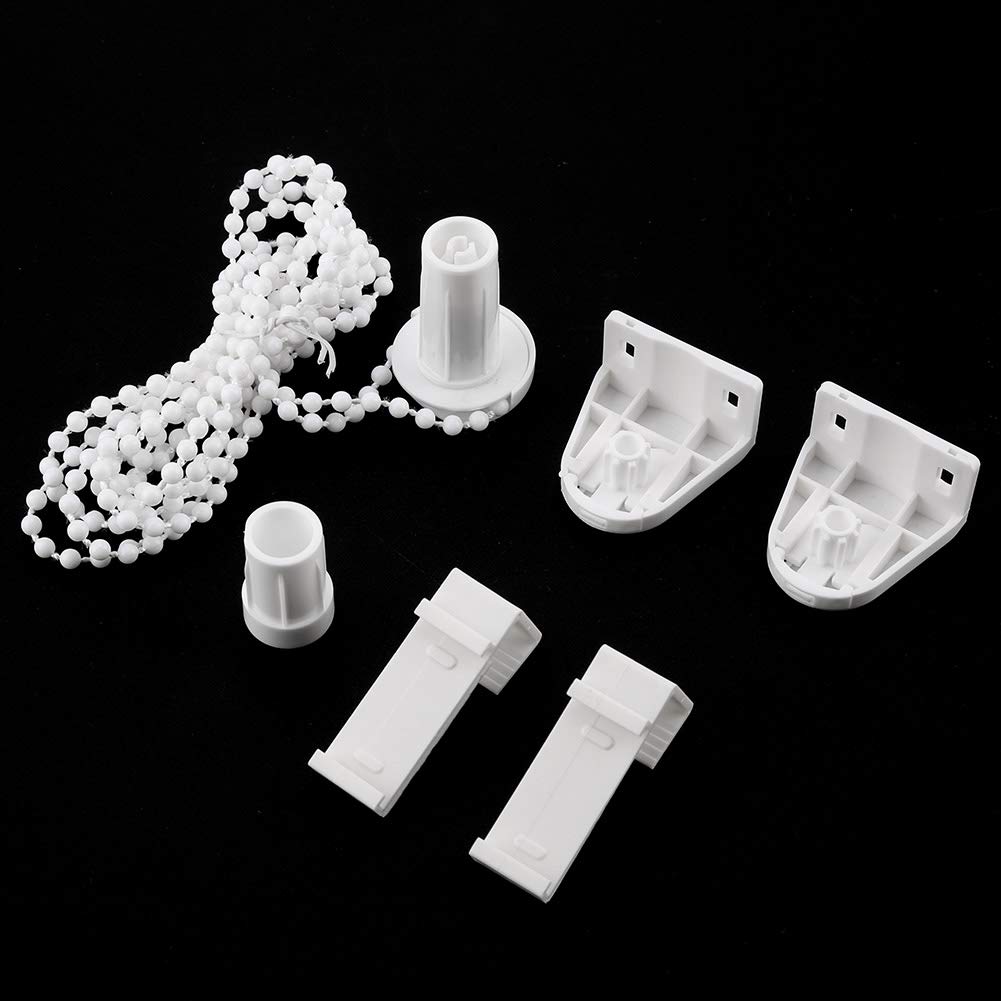 17mm Roller Blind Repair Kit - Clutch, Bracket, Side Pulley & Chain Replacement Parts for Window Shades | Easy DIY Installation for Home Window Treatments & Blinds Maintenance
