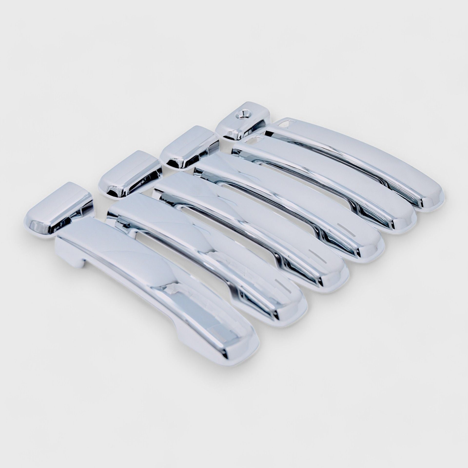 Chrome Door Handle Cover with Smart Key - DH330 | Secure & Stylish Home Upgrade for Front Doors & Entryways