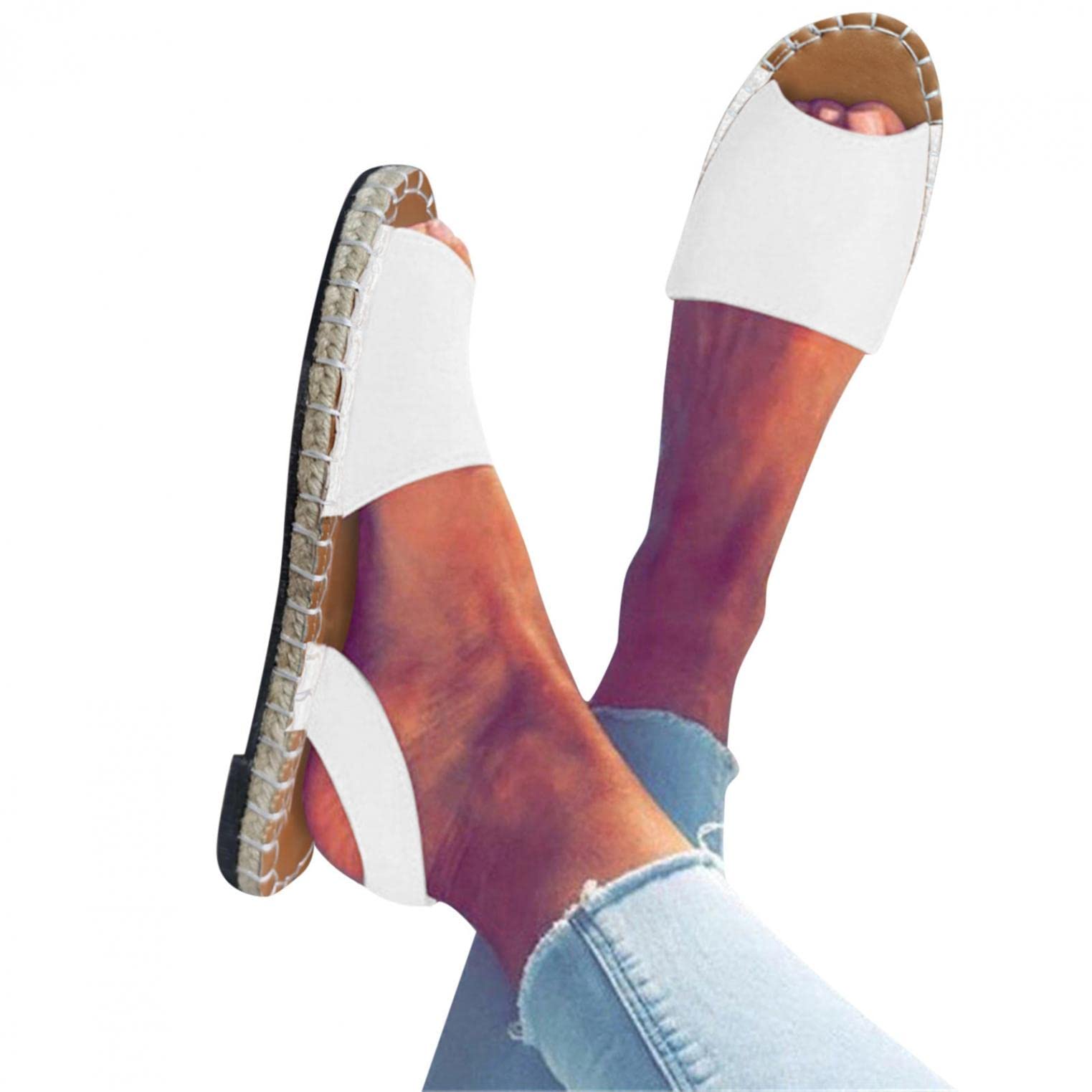 Masbird Women's Casual Platform Wedge Sandals - Open Toe Summer Comfortable Dressy Shoes for Beach, Vacation & Everyday Wear