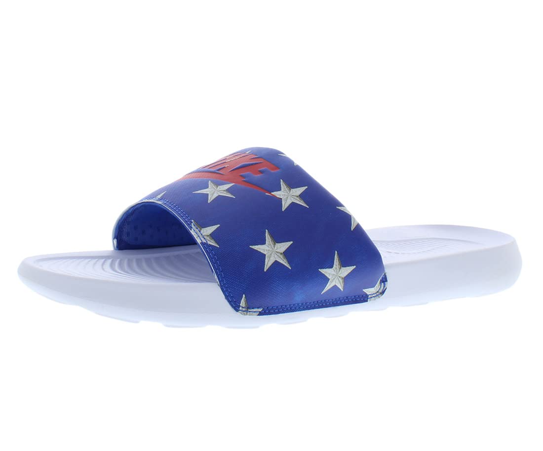 Nike Victori One Slide Sandals for Men - Comfortable Printed Slides for Casual Wear, Beach, Pool & Lounging
