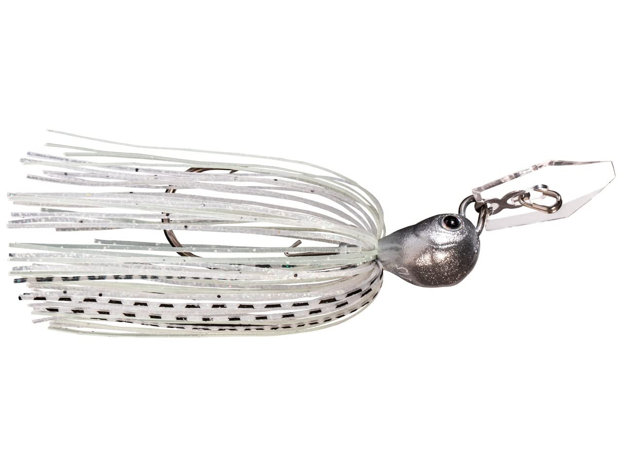 Z-MAN Z Man CBSB 38 ChatterBait Jackhammer StealthBlade 3/8 oz - Premium Bass Fishing Lure for Freshwater & Saltwater - Ideal for Flipping, Pitching, and Cover Fishing