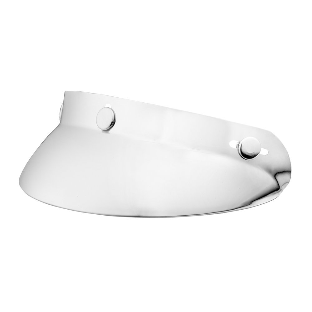 Daytona Helmets Bubble Visor (Chrome) - Motorcycle Helmet Visor for Enhanced Visibility & Style - Perfect for Cruiser, Chopper & Cafe Racer Riders