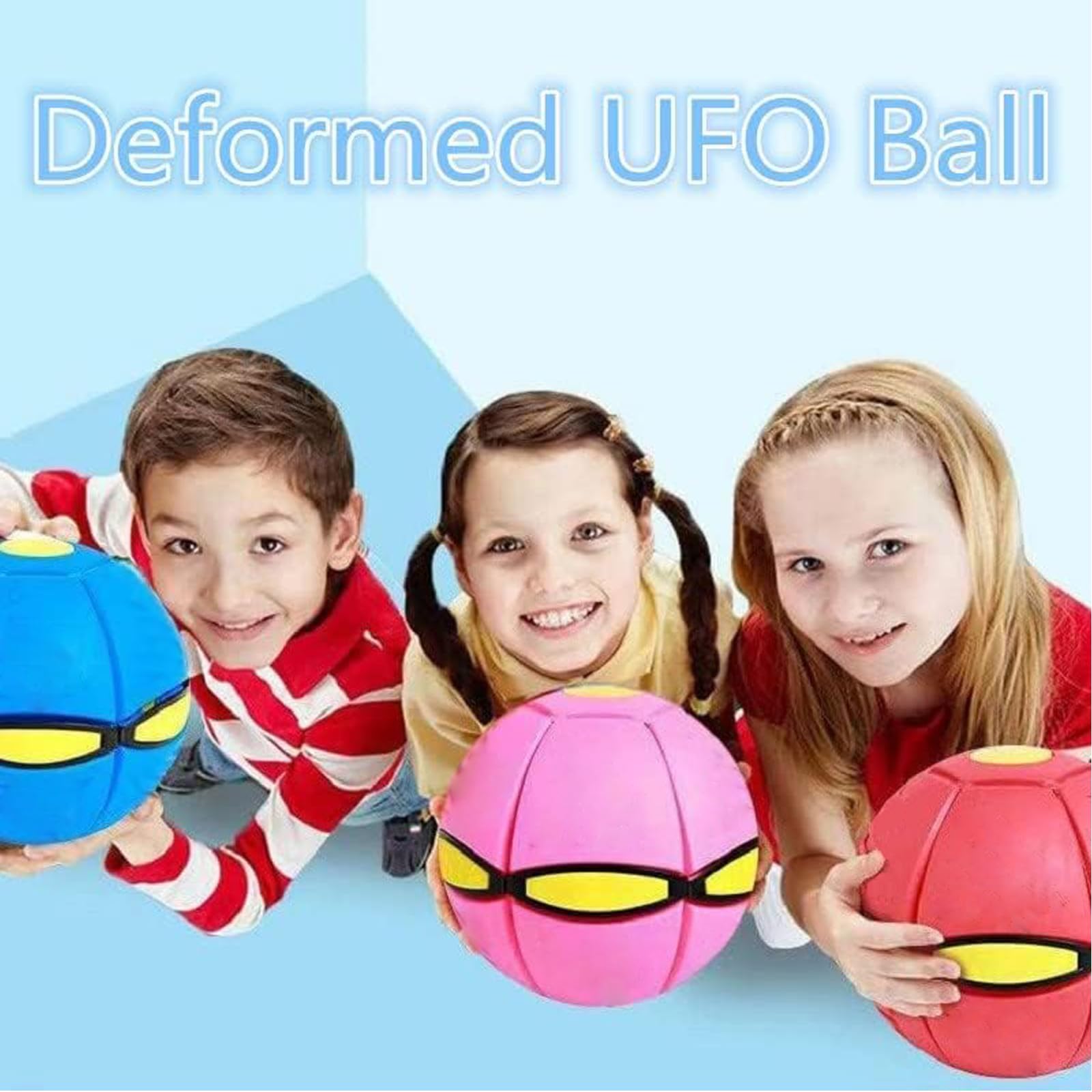 UFO Magic Flying Saucer Ball - Interactive Pet Toy for Dogs, Creative Disc Ball Stomp Game - Portable Decompression Throw Toy for Small Dogs & Kids - Outdoor Sports & Playtime Fun (Green)