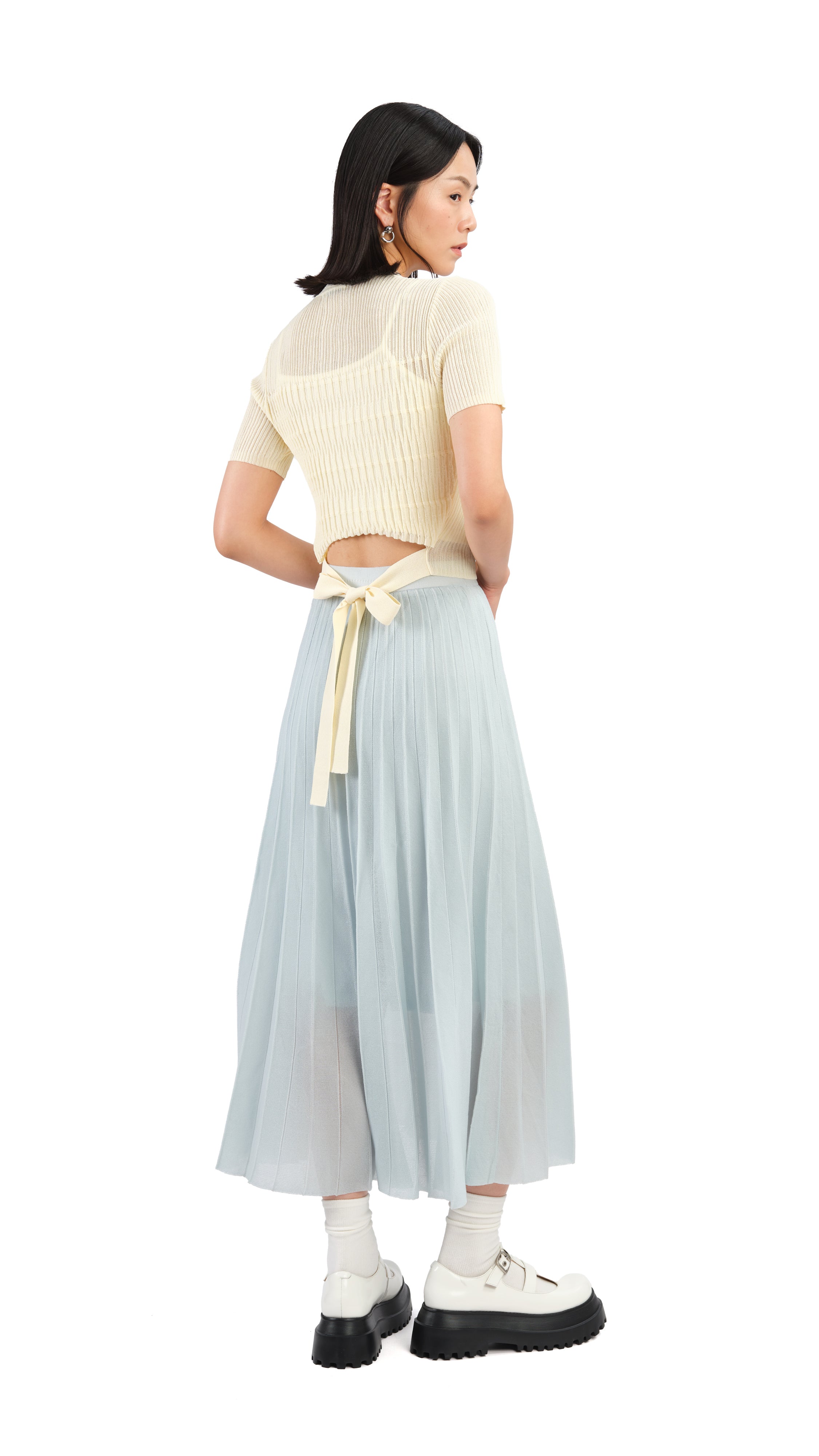 Women's Short Sleeve Tie Waist Sweater - Casual Knit Pullover for Spring & Summer | Perfect for Office, Date Night & Weekend Outings