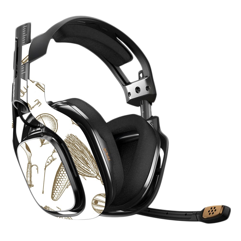 Astro A40 3rd Generation Gaming Headset Skin - Retro Lures Design Protective Vinyl Wrap | Durable Decal Cover | Easy to Apply & Remove | Made in USA | Perfect for Gaming, Streaming & Esports Tournaments