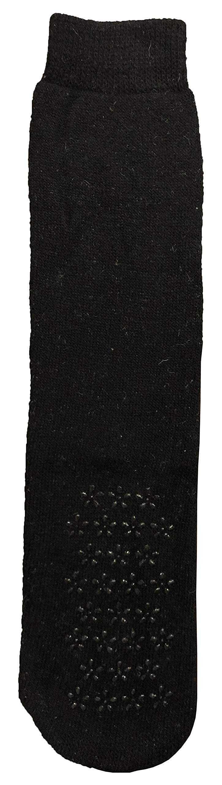 60 Pairs Bulk Wholesale Unisex Cotton Crew & Ankle Socks - Non-Slip Gripper Bottom Thermal Socks for Men & Women | Perfect for Sports, Gym, Running & Everyday Wear