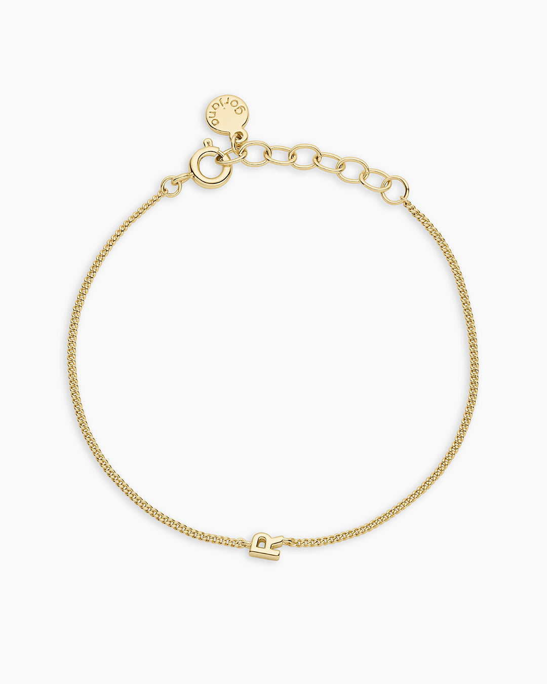 Wilder Mini Alphabet Bracelet - Personalized Initial Letter Bracelet for Women & Girls - Trendy Stackable Jewelry for Everyday Wear & Gifts