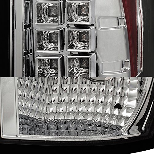 AKKON LED Tail Lights for 2002-2006 Chevy Avalanche GMT800 - Red Rear Brake Lamps Replacement Pair - Perfect for Night Driving & Enhanced Safety