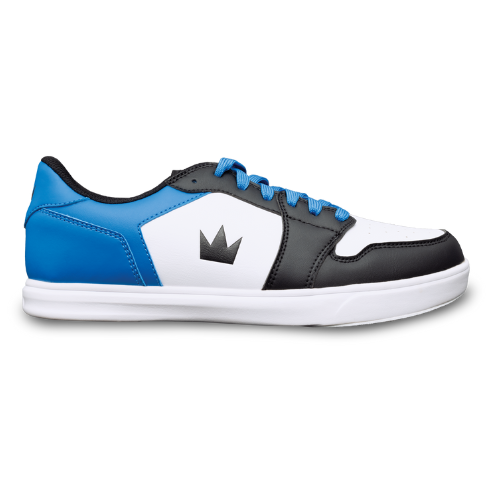 Brunswick Men's Fanatic Black & Blue Bowling Shoes - Lightweight & Comfortable for League Play & Casual Bowling