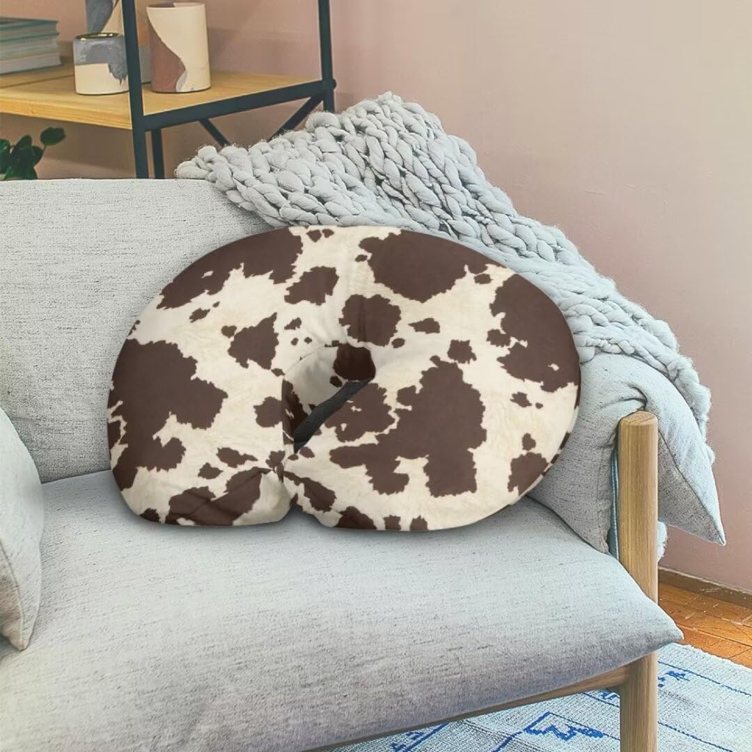 Jeiento Forest Mushroom Snail Nursing Pillow Cover - Elastic U-Shaped Breastfeeding Pillow Slipcover - Removable Washable Cover for Nursing & Bottle Feeding - Perfect for Moms & Babies at Home or Travel