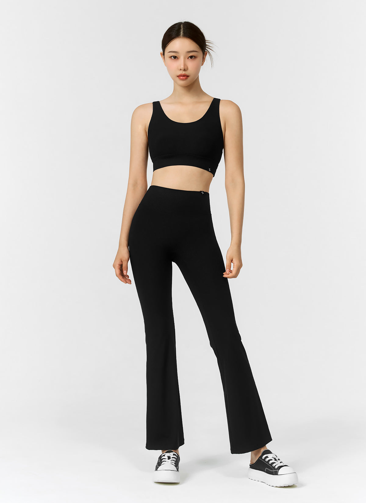 Comfortable Stretch Ribbed Bootcut Pants for Women - Flattering & Versatile for Work, Casual & Night Out