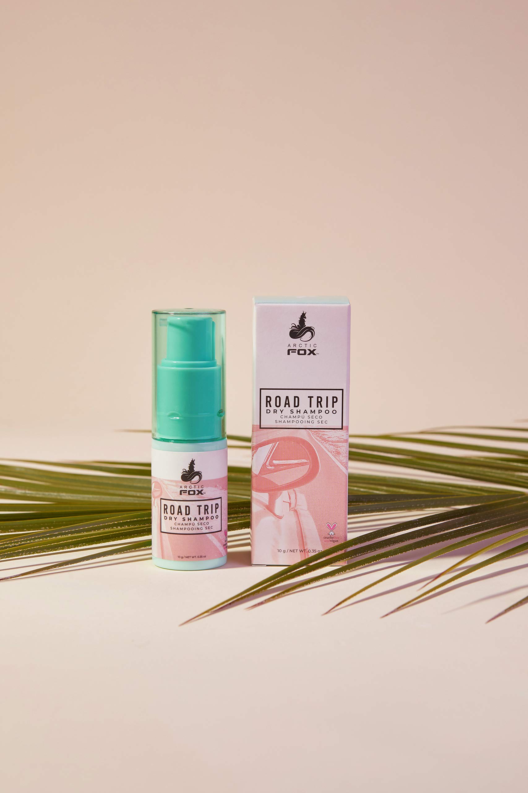 ARCTIC FOX Vegan & Cruelty-Free Dry Shampoo for All Hair Types - Refresh Hair On-The-Go, Perfect for Travel, Gym & Busy Lifestyles