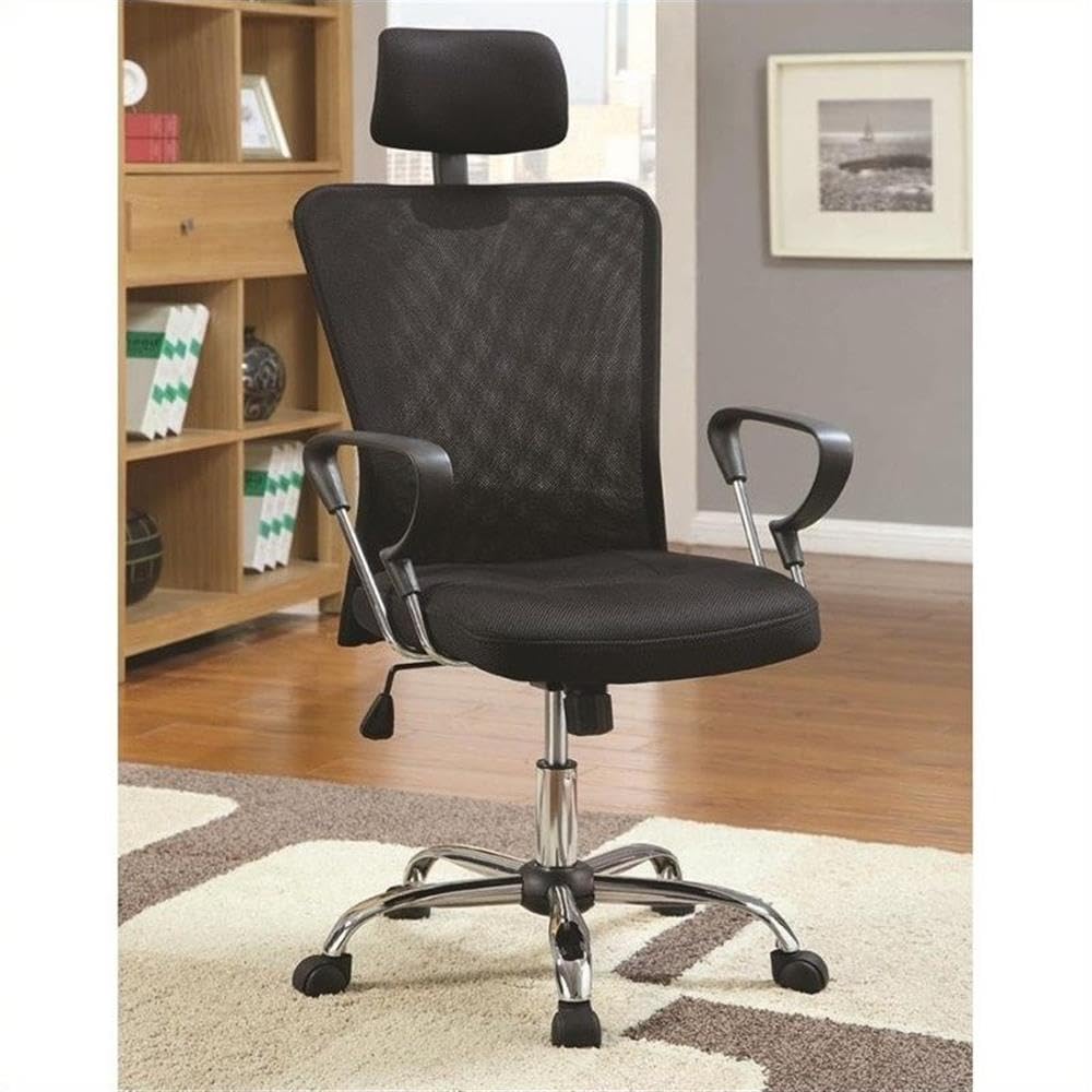 Home Square 3-Piece Office Furniture Set - Computer Desk, Bookcase & Executive Chair for Home Office, Study Room or Workspace