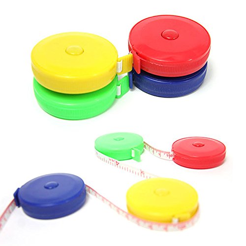 Everyfit Soft Retractable Measuring Tape 1.5M - Automatic Retractable Sewing Tape Measure for Body Tailoring, Craft & Fabric - Perfect for Dressmaking, Quilting & DIY Sewing Projects