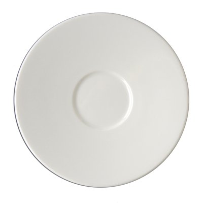 Tria 6-Inch Coffee Cup Saucers - Simple Plus Collection (24-Pack) - Perfect for Restaurants, Cafes, and Home Tea/Coffee Service