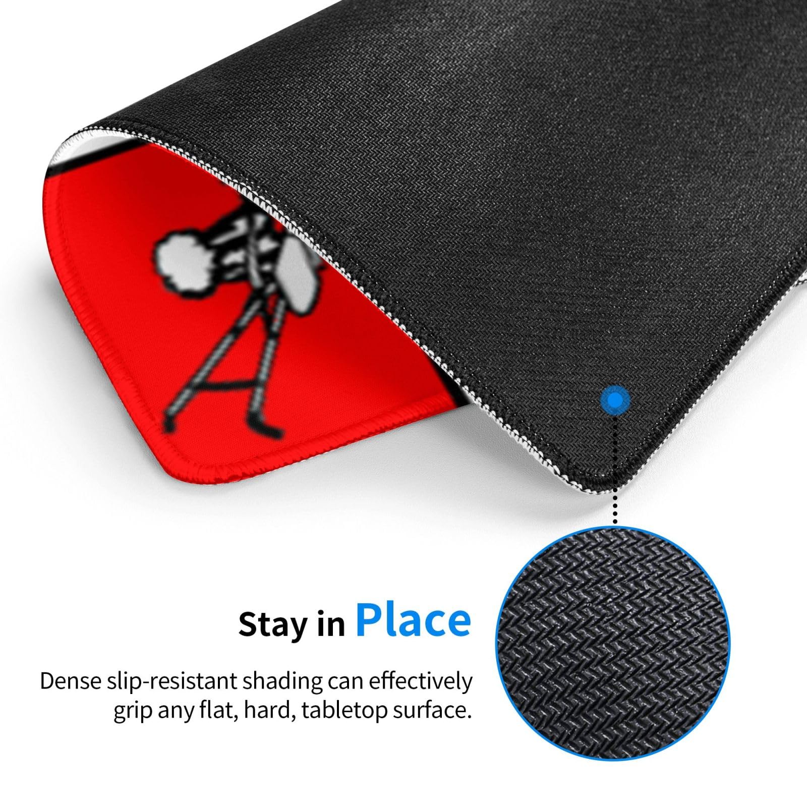 Oklahoma City Flag Mouse Pad (1965-1994) - 10x12 Inch Waterproof Non-Slip Rubber Base Mousepad for Office, Laptop, PC & Gaming - Perfect for Home, Work & School Use