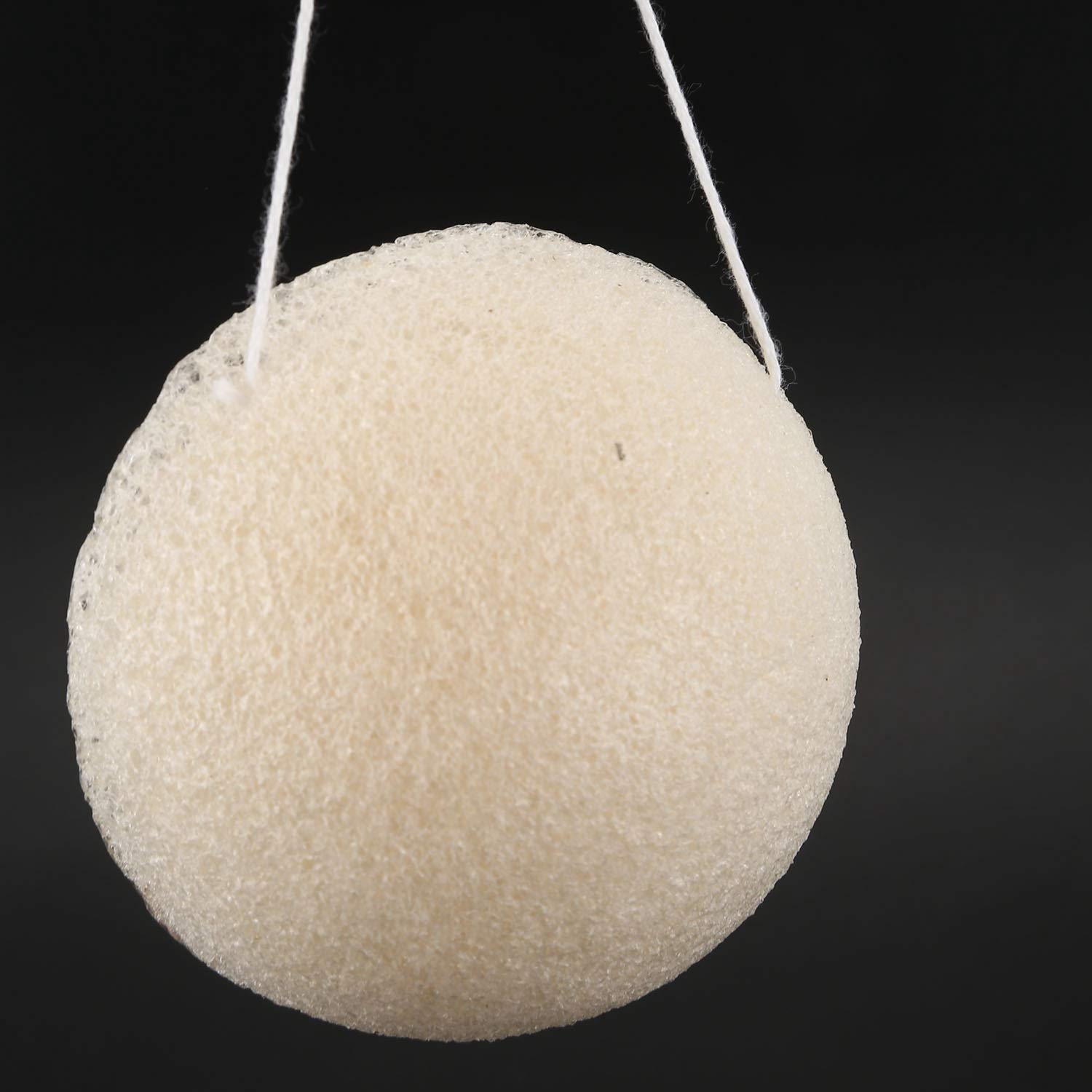 Eco-Friendly Natural Cleaning Sponge - White | Biodegradable & Non-Scratch for Kitchen, Bathroom & Dishes | Gentle on Surfaces & Environment
