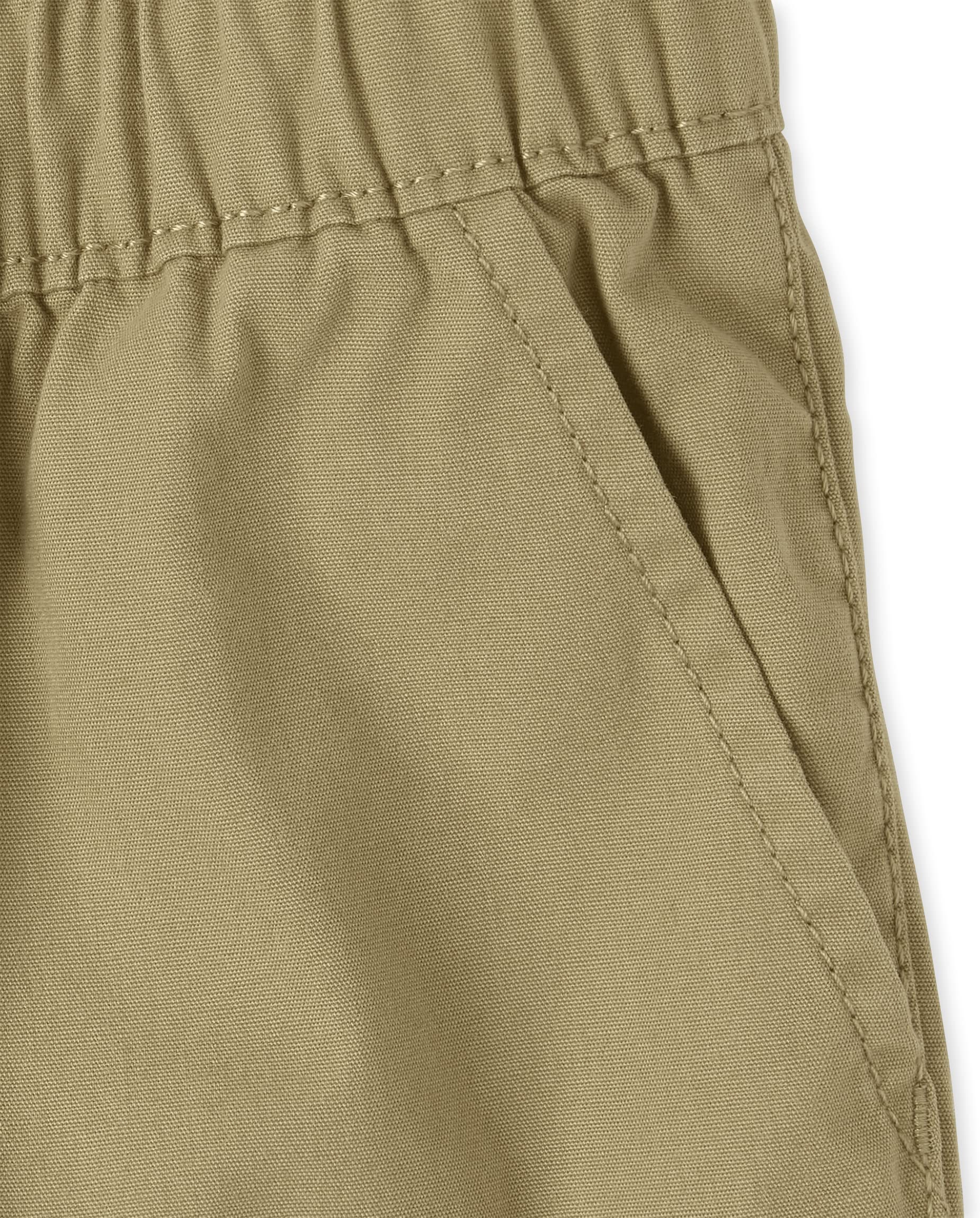 The Children's Place Baby Boys' Cotton Pull-On Jogger Shorts - Soft & Comfortable Playwear for Toddlers (1-3 Years) - Perfect for Playtime, Daycare & Summer Outings
