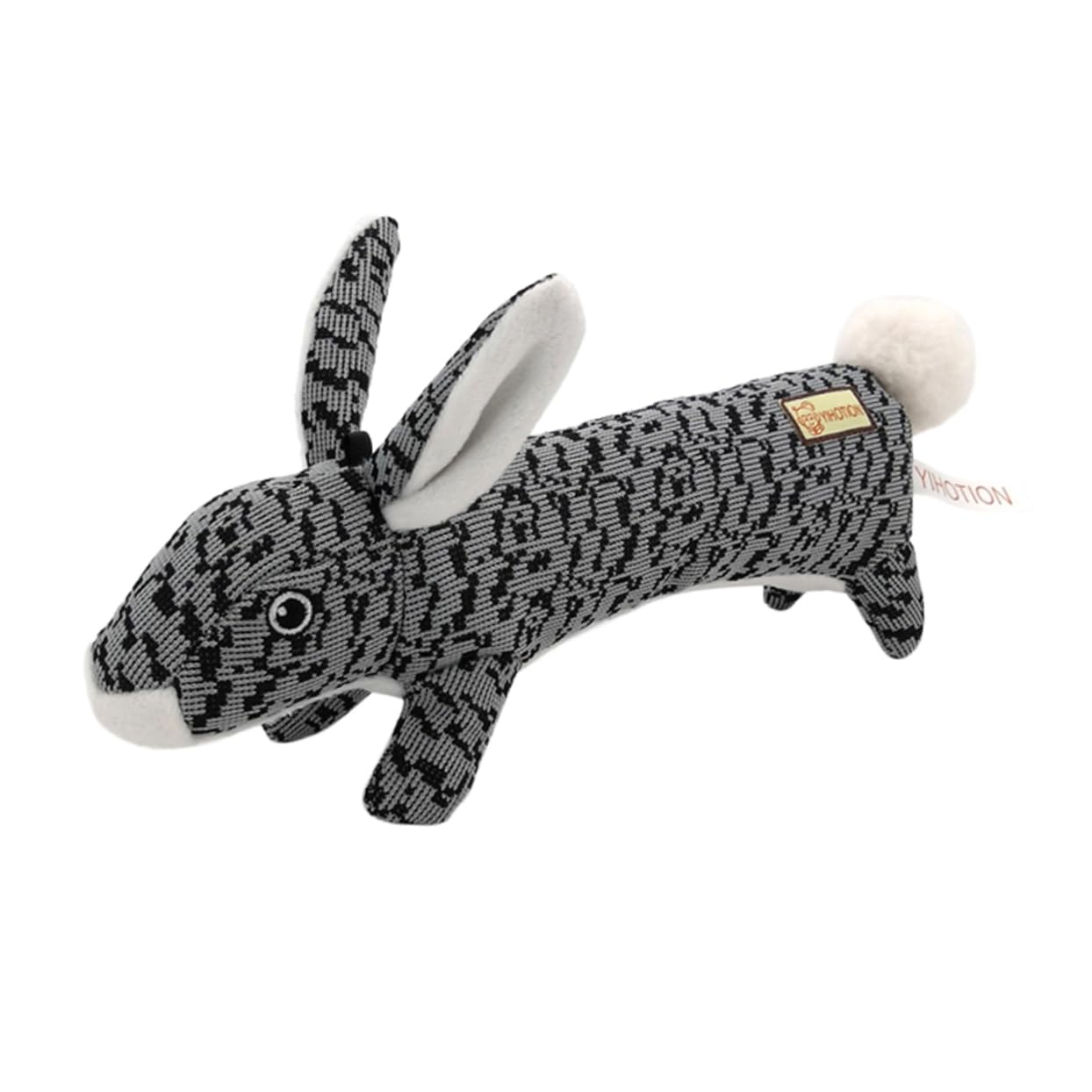 Toyvian Mini Sewing Machine - Cute Mushroom Hat Plush Chew Toy for Dogs | Squeaky Pet Toy with Black Plush Decoration | Perfect for Puppy Teething, Playtime & Costume Dress-Up
