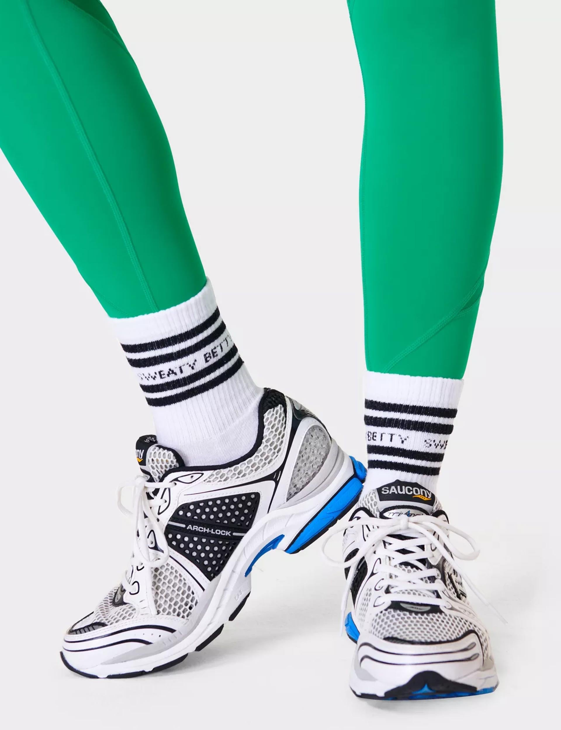 Varsity Slogan Socks - White & Black Crew Socks for School, Sports & Casual Wear | Trendy Athletic Socks for Teens & Adults
