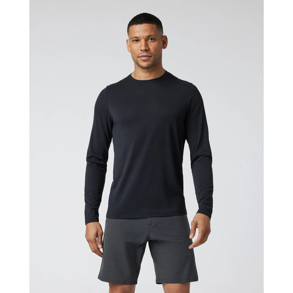 Men's LS Current Tech Tee - Comfortable Long Sleeve Graphic T-Shirt for Casual Wear & Everyday Outfits