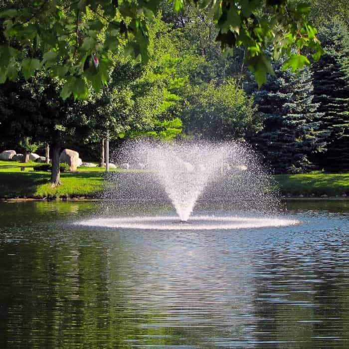 Scott Aerator DA 20 Outdoor Pond Aerator Fountain - Energy Efficient Water Feature for Garden Ponds, Lakes & Small Water Gardens | Enhances Water Quality & Adds Decorative Touch